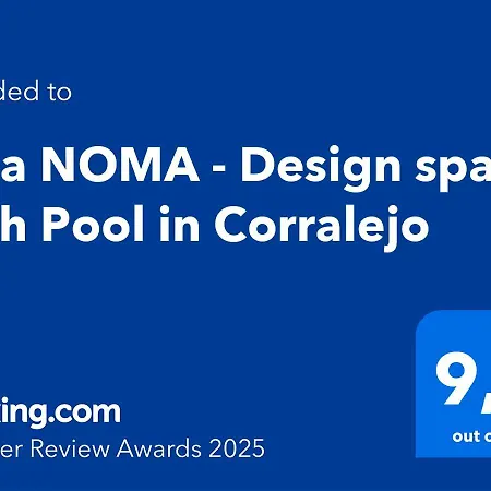 Noma - Design Space With Pool In * Corralejo